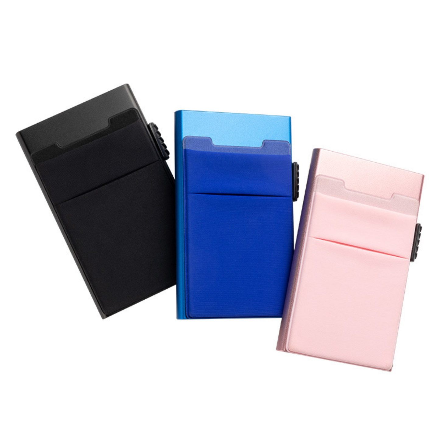 Ultra-Sleek RFID Aluminum Pop-Up Wallet for Men and Women